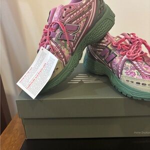 New Balance Jack Harlow Green and Purple Classics